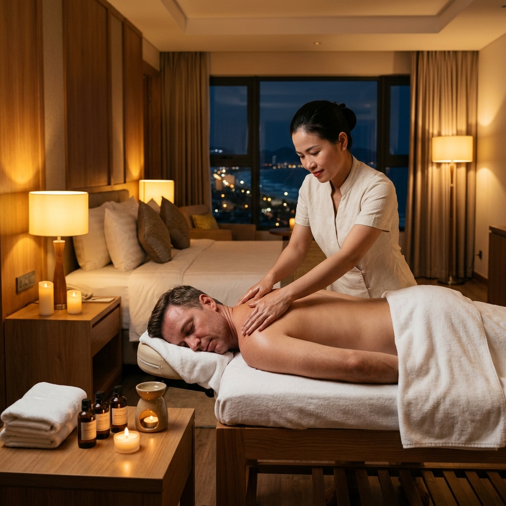 Aroma Oil Home Massage in Hanoi