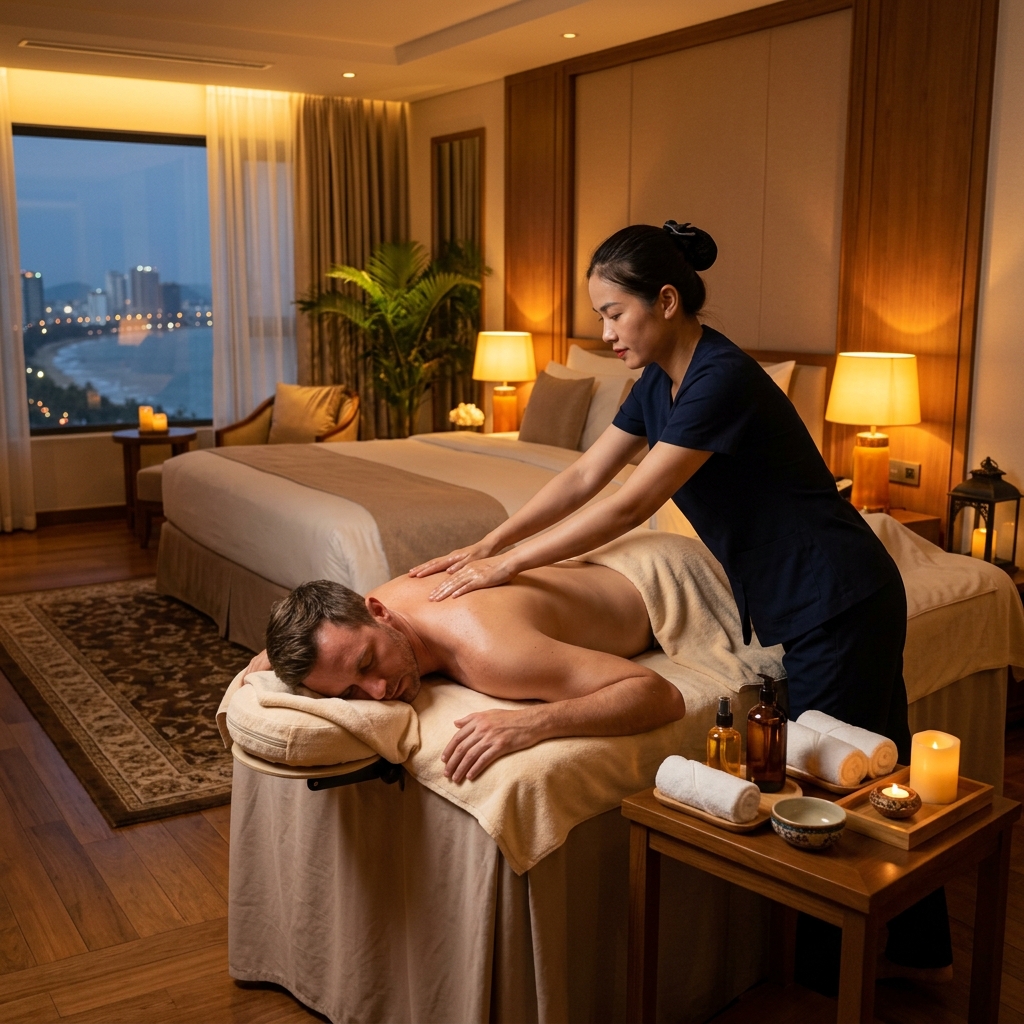Aroma Oil Home Massage in Hanoi