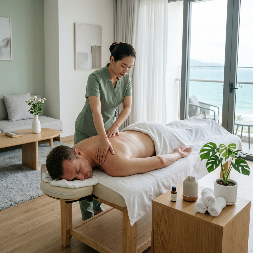 Aroma Oil Home Massage in Hanoi