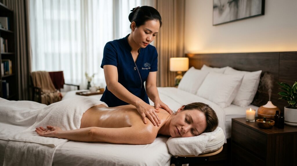 Massage Tại Nhà Phường Thạch Thang