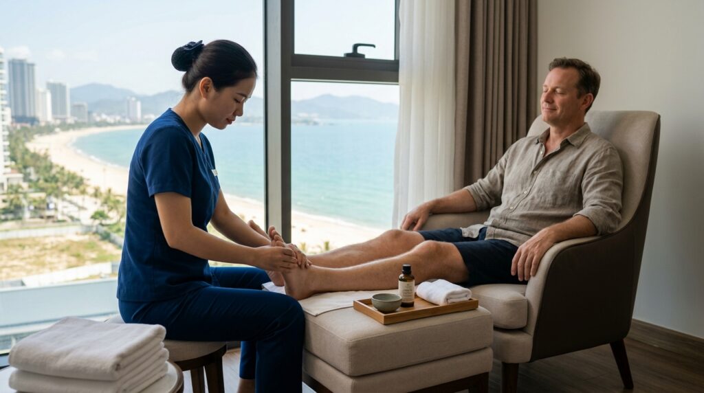 In-Home Massage Preparation