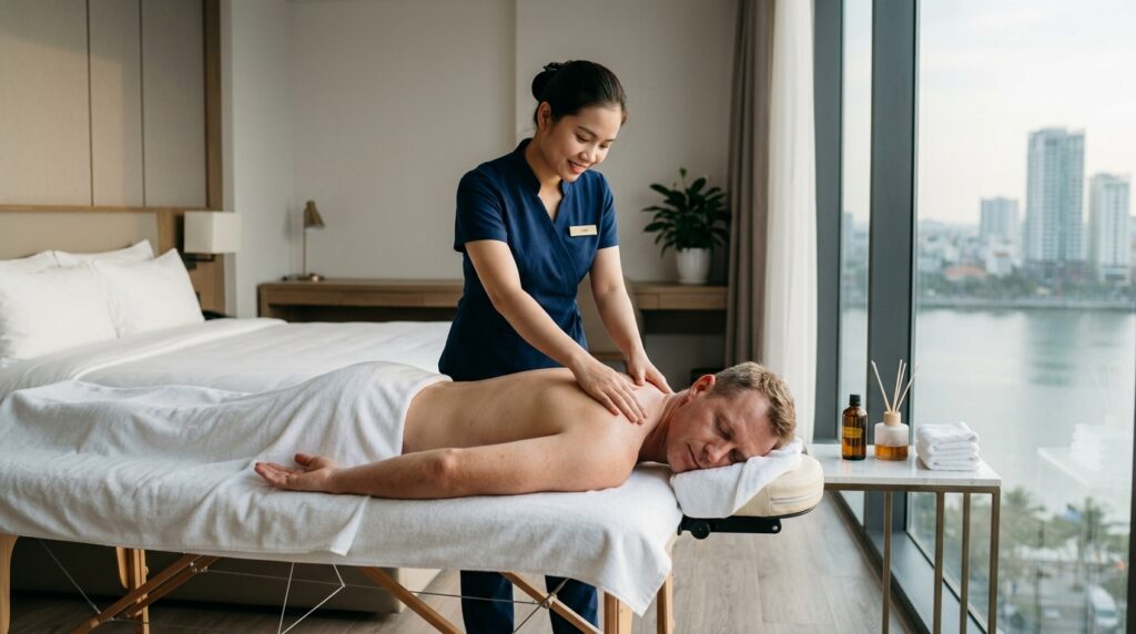 In-Home Massage Preparation