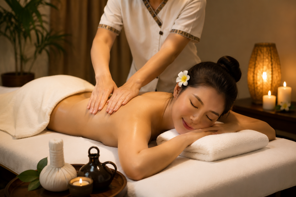Body massage at home service near me
