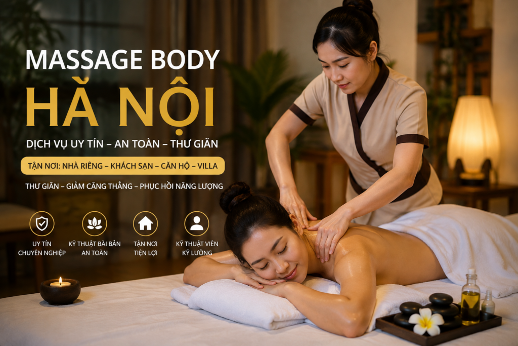 Cách thực hiện MASSAGE BODY HÀ NỘI HƯỚNG DẪN TÌM DỊCH VỤ UY TÍN, AN TOÀN VÀ THƯ GIÃN HIỆU QUẢ NHẤT 2025 đúng cách - MASSAGE BODY HÀ NỘI HƯỚNG DẪN TÌM DỊCH VỤ UY