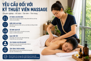 YÊU CẦU ĐỐI VỚI KỸ THUẬT VIÊN MASSAGE